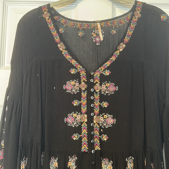 Free People Embroidered Tunic - Picture 3 of 5